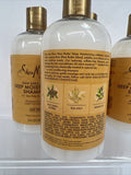 (4) Shea Moisture Raw Shea Butter Deep Moisturizing Shampoo Sea Kelp Hair 13oz