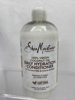 (3) Shea Moisture Virgin Coconut Oil Daily Hydration Shampoo & Conditioner 13 oz