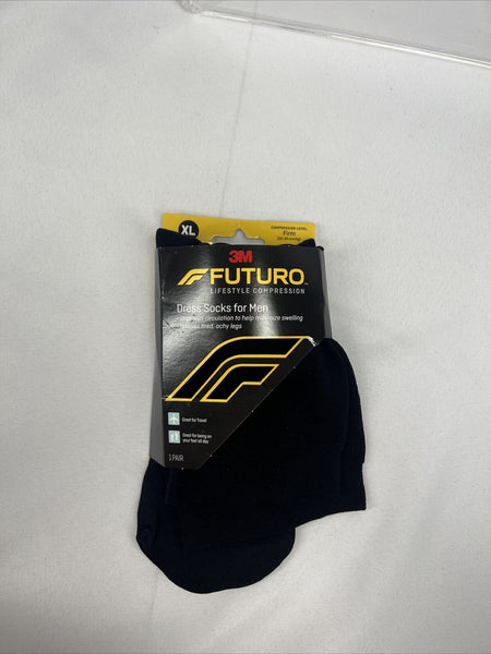X Large 3M FUTURO Men's Dress Firm Compression Socks for Improved Circulation
