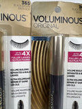 (2) L'Oreal 365 Black Brown Voluminous Mascara Maximize Waterproof ￼.26oz