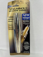 670 Black  L’Oréal Voluminous Million Lashes Waterproof Mascara - 0.32oz.