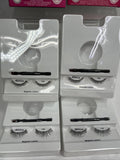 (4) Ardell Magnetic 110 False Lash Black Natural Look 4 Pairs Lash Only
