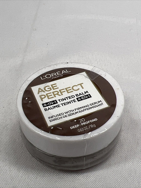L'Oreal 20 DEEP Age Perfect 4-in-1 Tinted Balm Foundation w/Firming Serum