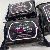 (4) LA Girl Makeup Remover 30 Wipes W/ Aloe Vera & Soy Bean 90 Count