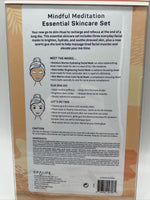 SpaLife Mindful Meditation Skincare Gift Set Facial Sheet Masks + Rose Quartz