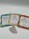 SpaLife Mindful Meditation Skincare Gift Set Facial Sheet Masks + Rose Quartz