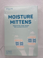 SpaLife Moisture Mittens Smoothing Hand Masks 2 Pairs Gift Set  COMBINE SHIP