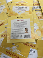 (18) Burts Bees Moisturizing Lip Mask Women Single Use Hydrate Define Almond Oil