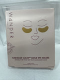 Wander Beauty Baggage Claim GOLD Eye Masks Nourishing Firming  Brighten 6 Pairs