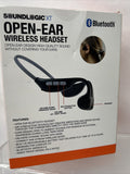 SoundLogic XT Open-Ear Wireless Headset Bluetooth Light Weight Microphone