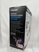 Soundlogic XT Wireless Bluetooth HeadPhones With MIC Black Foldable On Ear