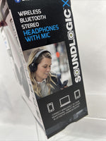 Soundlogic XT Wireless Bluetooth HeadPhones With MIC Black Foldable On Ear