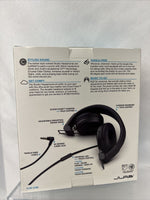 JLAB Black Wired STUDIO on Ear Headphones Cloud Foam, Sound & Comfort SEALED New