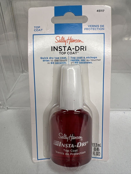 Sally Hansen Insta-Dri Anti-Chip Top Coat 45177 Clear 0.45oz COMBINE SHIP!!