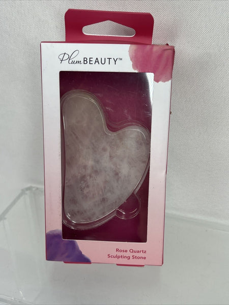 Plum Beauty Rose Quartz Sculpting Stone Lift Firm Face Reduce Lines Wrinkles