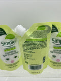 (10) Simple Hydrating Light Moisturizer Squeeze Me Pouches 1.69oz Travel Lotion