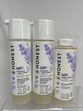 (3) The Honest Company Shampoo And Body Wash Dreamy Lavender + Bubble Bath 10Oz