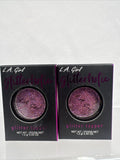 (2) LA Girl Frenzy Glitterholic Glitter Topper Pink Purple 0.04 Ounce