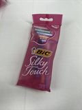 BIC 2 Blade Silky Touch Disposable Razor Pack 10 Count COMBINE SHIPPING & SAVE!!