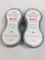 (2) Sole mates Buff Let Shine Neutral Shoe Polish All Colors Cobblers Couture un