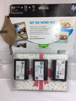 HP 933 Cyan, Magenta & Yellow Original Ink 3 Cartridges Combo Pack 5x7 Sheets!