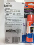 (2) Elmer's Washable Disappearing Purple School Glue Stick Kid Art Project Craft