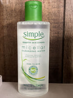 Simple Sensitive Micellar Cleansing Water Removes MakeUp 6.7oz COMBINE SHIPPING