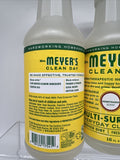 (2) Mrs. Meyer'S Aromatherapeutic Honeysuckle  Multi surface Cleaner Spray 16oz