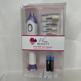 Plum Beauty Total Nail File Care System Battery w/5 Attachments Manicure Pedi