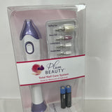 Plum Beauty Total Nail File Care System Battery w/5 Attachments Manicure Pedi