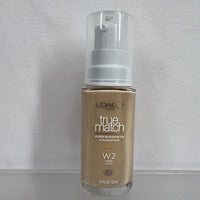 L'Oreal W2 Warm Light New True Match Super-Blendable Liquid Foundation