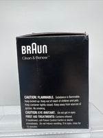 (2) Braun Clean & Renew Refill Cartridges Shaver Cleaner Solution Lemon Fresh2pk