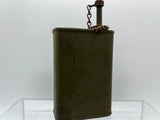 Vintage Lube Oil MG Military Can with Brass Lid WW tin