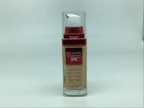 Revl 60 golden beige Age Defying 3X Foundation SPF 20 COMBINE SHIP