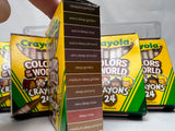 (5) Crayola Crayons colors of the world Crayon Colors