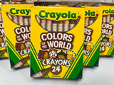(5) Crayola Crayons colors of the world Crayon Colors