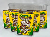 (5) Crayola Crayons colors of the world Crayon Colors