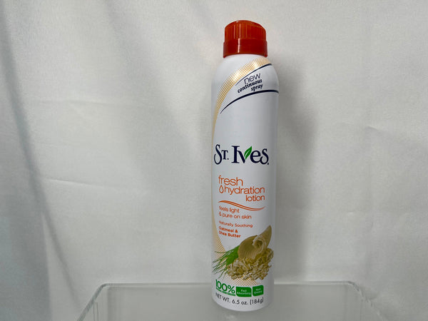 St Ives Oatmeal Shea Butter Fresh Hydration Lotion Spray 6.5 oz New