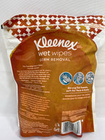 Kleenex Germ Removal Wet Wipes 20 Wipes Individually Wrapped Big Bag!