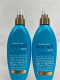 (2) OGX Argan Oil Morocco Hair Texturizing Sea Salt Spray 6oz 2nd SET SHIPS FREE