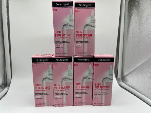 (6) Neutrogena Skin Perfecting Exfoliating Serum AHA/PHA 4oz
