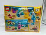 LEGO CREATOR: Dolphin and Turtle 31128 137 Pieces Set Kit COMBINE SHIP