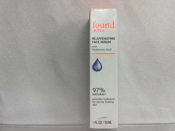 Found Active Rejuvenating Face Serum With Hyaluronic Acid 1 FL Oz